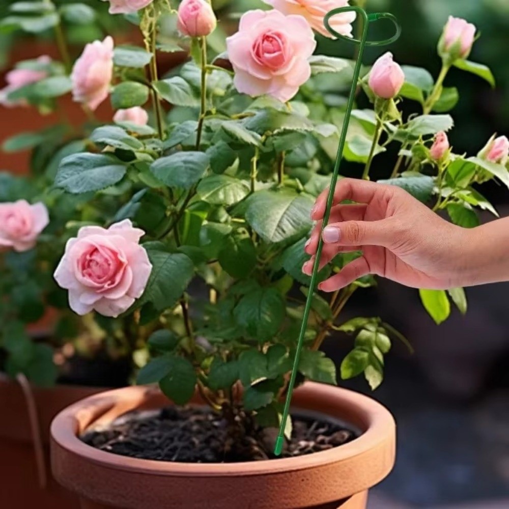 Plant Parent Tools - 新しい金属製サポートフレーム落下防止再利用可能なガーデンブラケット植物サポートロッドガーデンツール