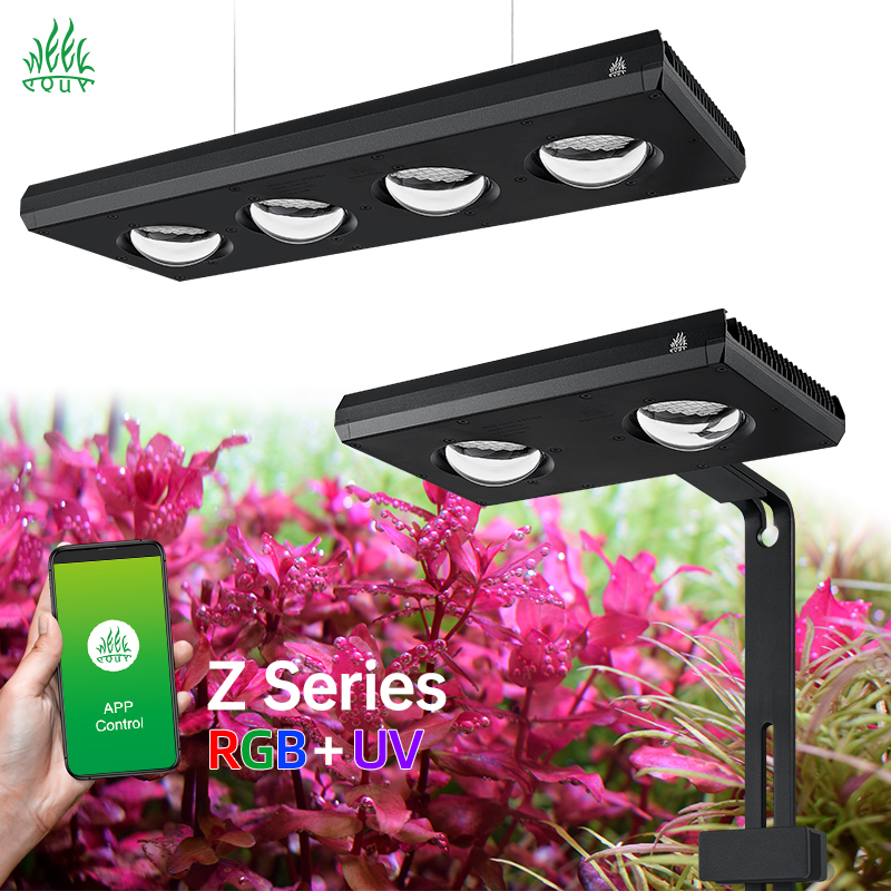 Plant Parent App - ウィークアクア Z250 プロ フルスペクトルLED水槽ライト RGB UV
