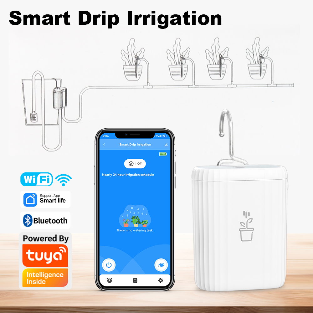 WiFiインテリジェント散水装置 時限式自動点滴灌漑システム - Plant Parent App のレビューと価格