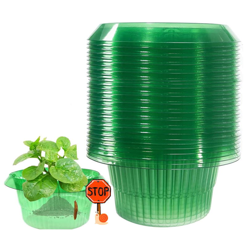 5-25 個植物ナメクジ保護リンググリーンプランターフラワー - Plant Parent Tools のレビューと価格