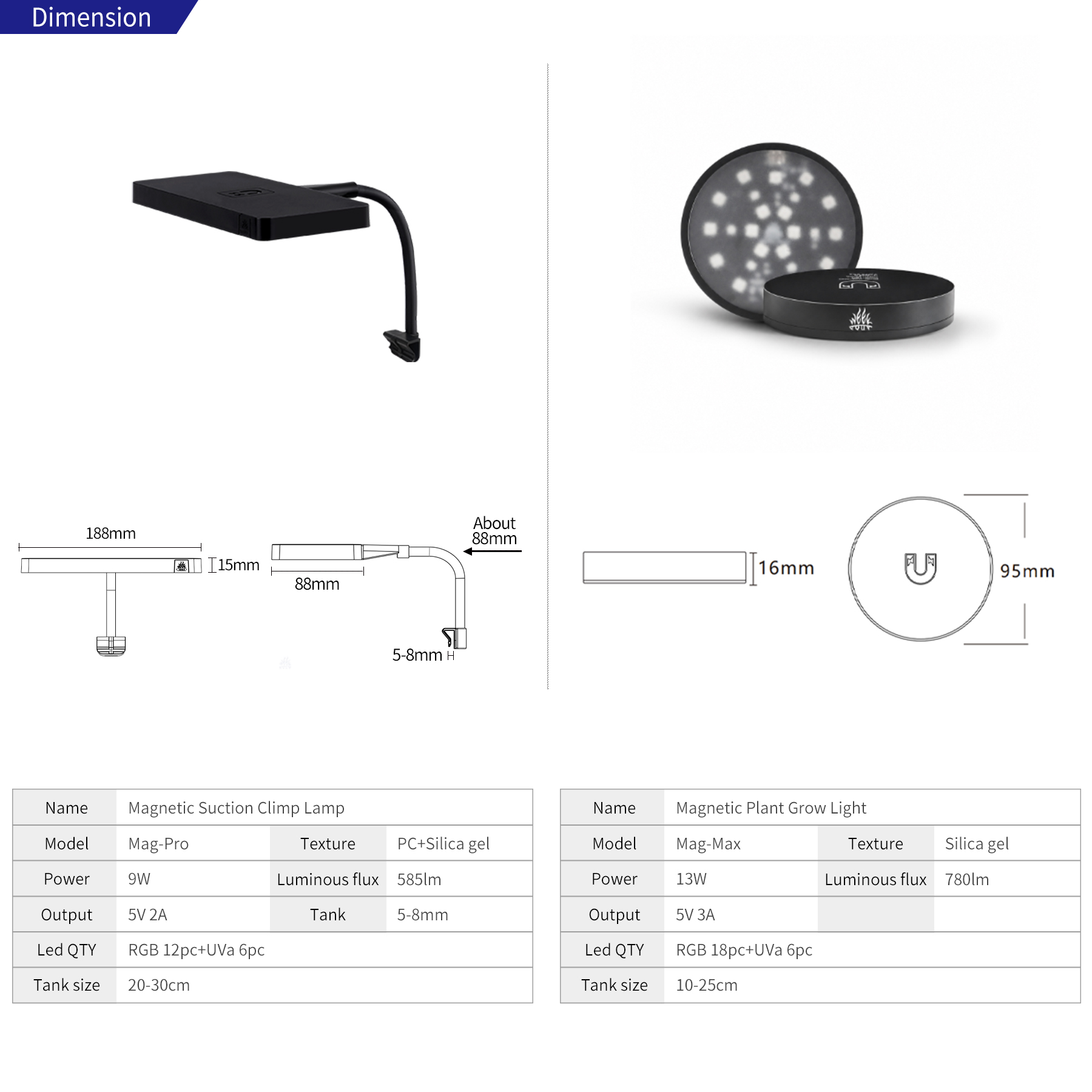 WEEK AQUA Mag-Pro Mag-Max Nano - Plant Parent App のレビューと価格